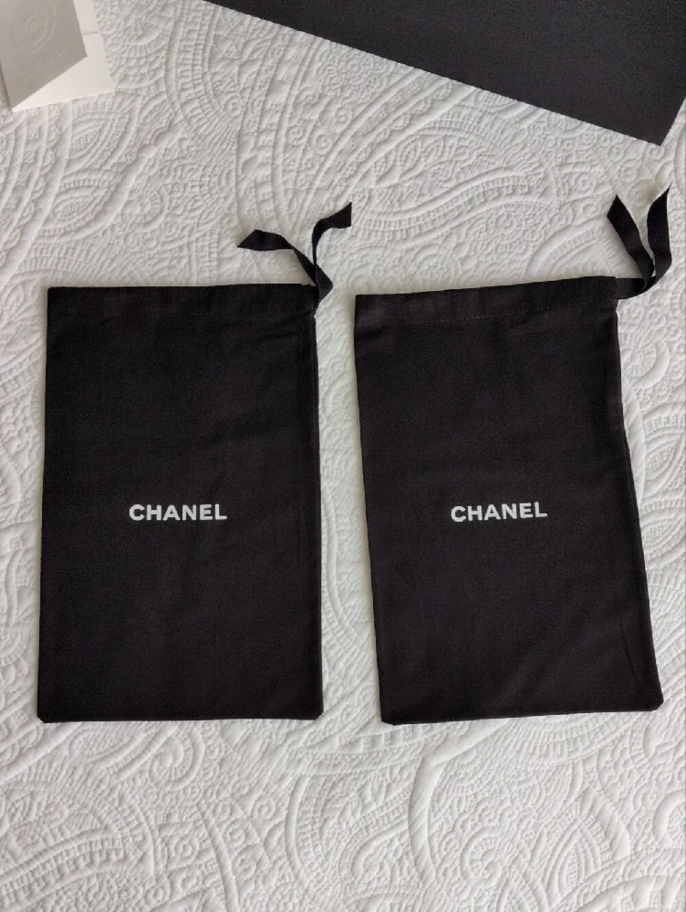 Chanel Authentic Box + Shopping Bag + Dust Bags